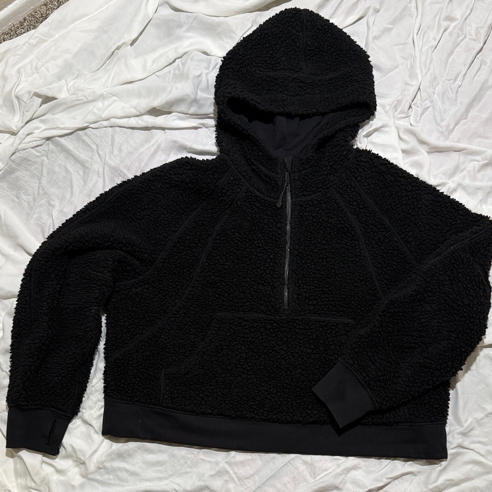 Lululemon Scuba Oversized Half-Zip Fleece Hoodie Medium
